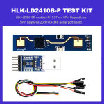HLK-LD2410B+BLE 24Ghz Human Presence Motion/ Micromotion Detection Radar Sensor Module Test Board Kit support GPIO and UART
